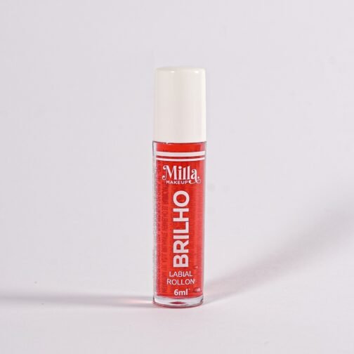 Brilho Labial Roll On Morango Milla Makeup