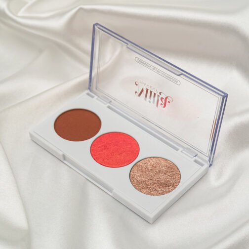 Paleta Trio Contorno + Blush + Iluminador Milla Makeup