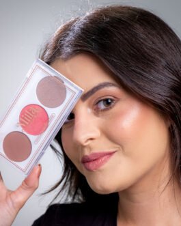 Paleta Trio Contorno + Blush + Iluminador Milla Makeup
