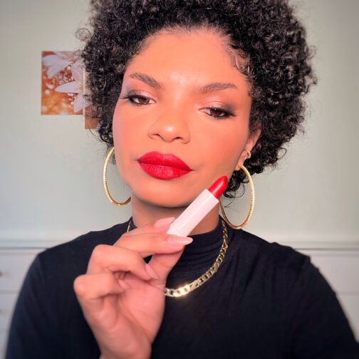 batom bala matte linha branca milla makeup
