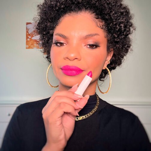 batom bala matte linha branca milla makeup