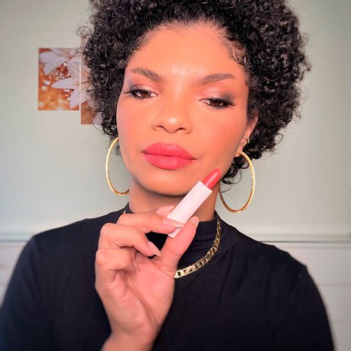 batom bala matte linha branca milla makeup